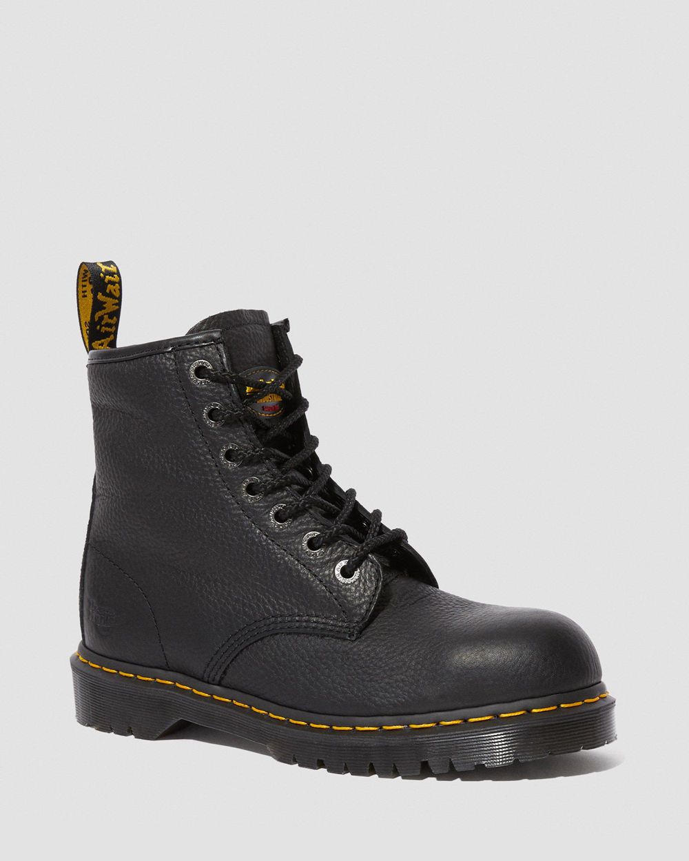 Dr Martens Icon 7b10 Kožené Steel Toe Pracovné Topánky Damske ( Čierne ) SK 570-IFQHCN